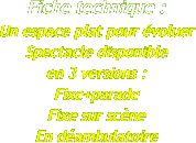 Fiche technique : Un espace plat